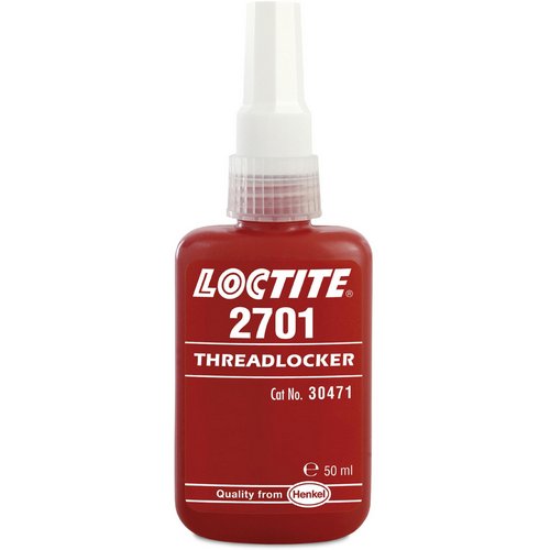 LOCTITE 2701 (50 мл)  Резьбовой фиксатор высокой прочности для неактивных металлов