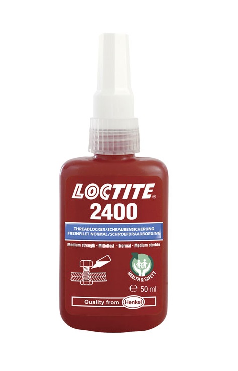 LOCTITE 2400 (50 мл) Резьбовой фиксатор средней прочности с белым паспортом безопасности