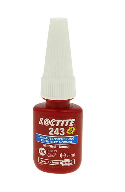 LOCTITE 243 (5 мл)  Резьбовой фиксатор средней прочности
