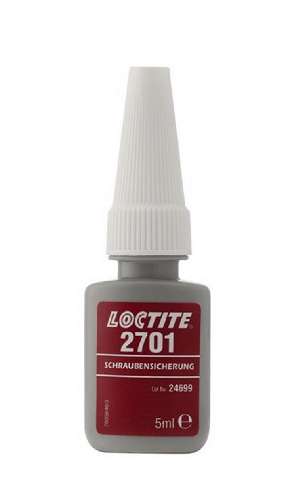 LOCTITE 2701 (5 мл)  Резьбовой фиксатор высокой прочности для неактивных металлов