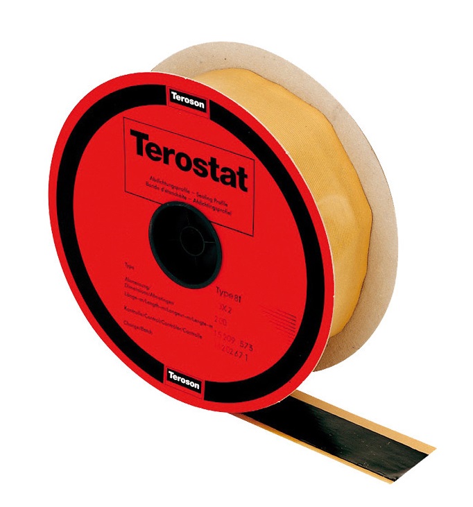 TEROSON RB 81 25x2 SR35М Профилированная герметикная лента, черная