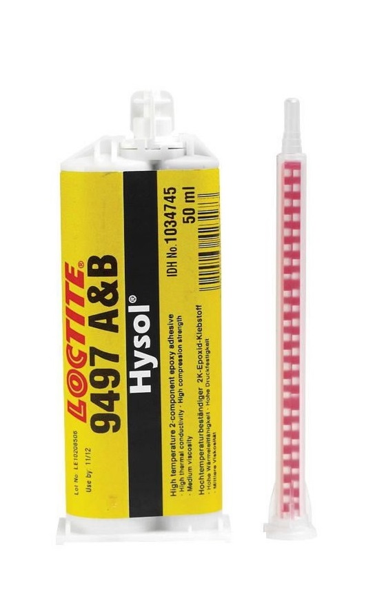 LOCTITE EA 9497 (50 мл.) 2-компонентный теплопроводящий эпоксидный клей. Высокая температурная стойкость (180 °C)