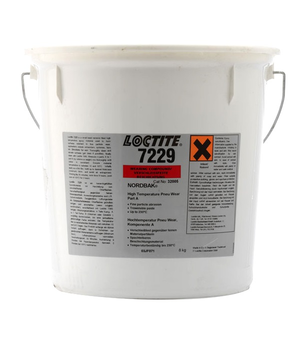LOCTITE PC 7229 (10 кг.) Мастика термостойкая для толстого слоя, серая.