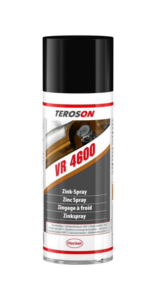 TEROSON VR 4600 (400 мл) Спрей цинковый светлый, защитное покрытие (холодное цинкование)
