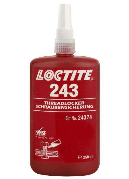 LOCTITE 243 (250 мл) - резьбовой фиксатор средней прочности