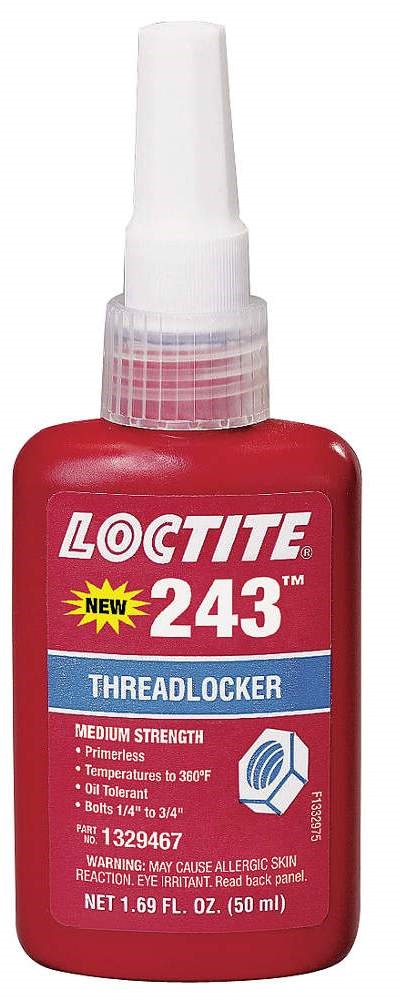 LOCTITE 243 (50 мл)  NSF Резьбовой фиксатор средней прочности
