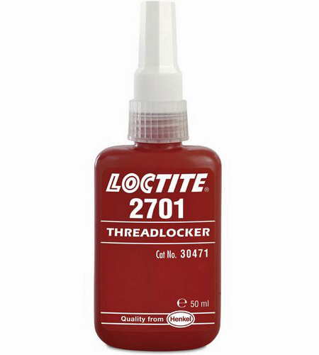 LOCTITE 2701 (50 мл)  Резьбовой фиксатор высокой прочности для неактивных металлов